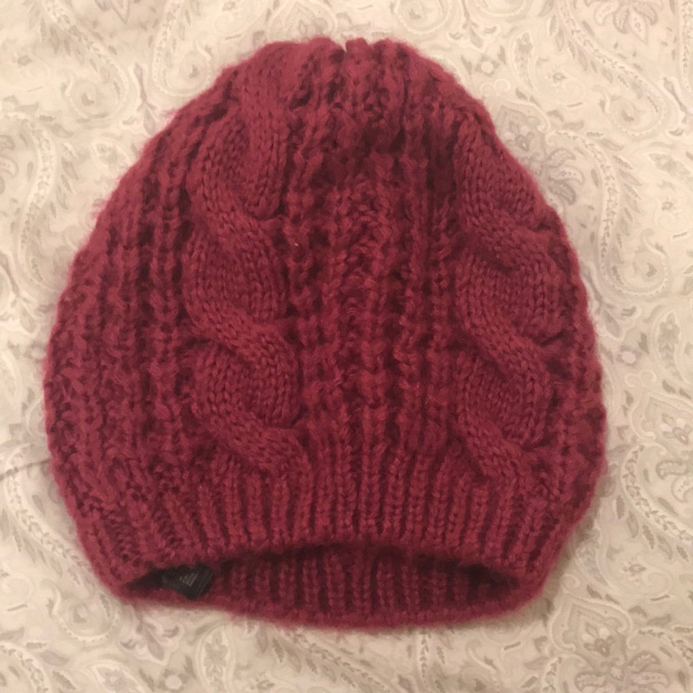 Forever 21 Magenta Knit Beanie